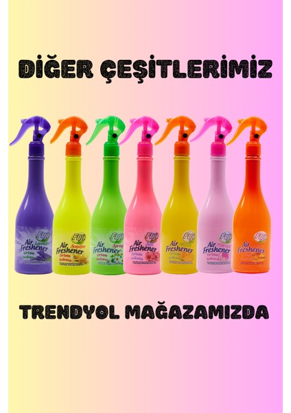 6'lı Neon Air Oda Kalıcı Kokusu Sensitive Beyaz Zambak Oda Spreyi 400 ml Oda Kokusu