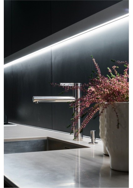 100CM LED Lineer Aydınlatma, Beyaz, Anahtarlı, Dekoratif, Mutfak Tezgah Altı