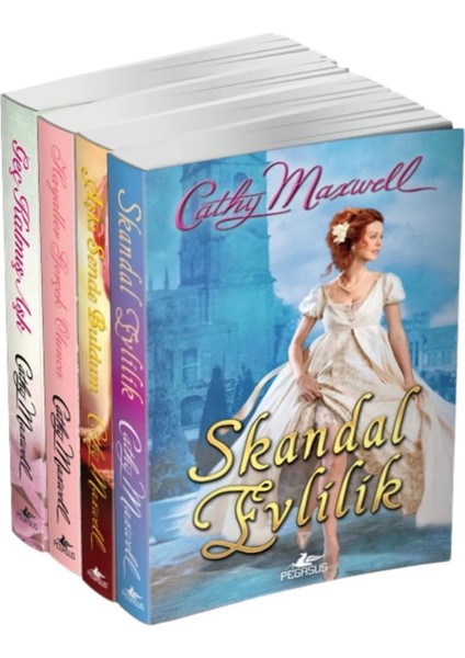 Cathy Maxwell Romantik Tarihi Romans Kitaplar Koleksiyonu Takım Set 4 Kitap