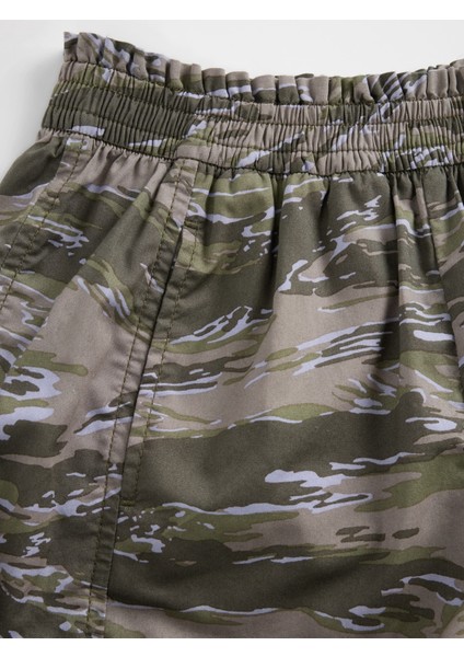 Kız Çocuk Kamuflaj Kids Poplin Kolay Şortlar fiyatları