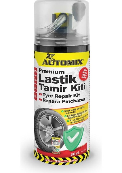 Lastik Tamir Spreyi 400 ml - Premium Kit