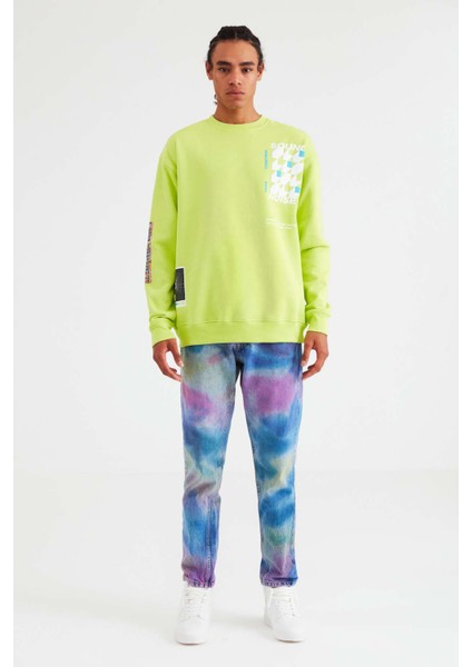 Rad Oversize Neon Yeşil Sweatshirt fırsatları