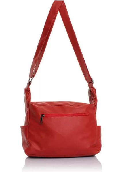 Kadın Çok Bölmeli Yıkama Deri Omuz Çaptaz Çanta modelleri