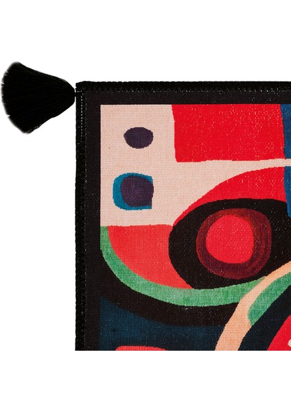 Lumina Renkli Soyut Desenli Dekoratif Tasarım Halı Yıkanabilir Oturma Odası Salon Halısı fırsatları