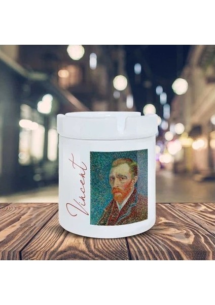 Vincent Van Gogh Küllük Ressam Baskılı Kül Tablası