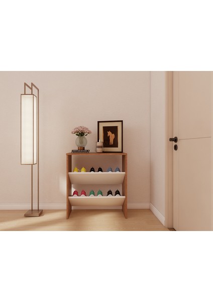 Göktepe Ayakkabı Dolabı M.kiraz-Beyaz fiyatları