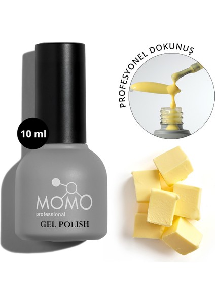 Limited Edition, Butter Yellow, French Cover Rubber Base Coat, 10 ml