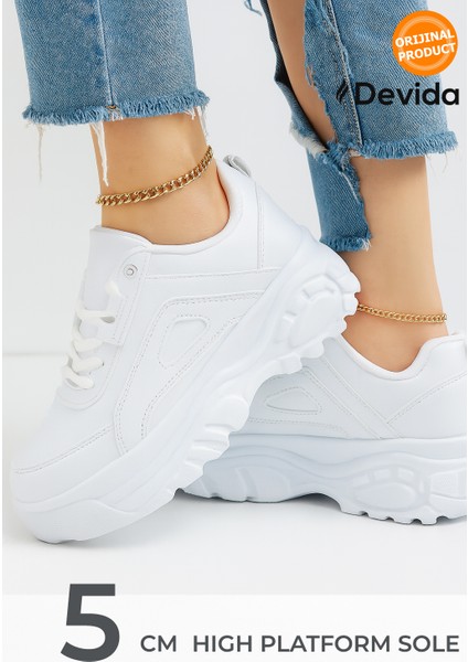 Kadın Beyaz Spor Ayakkabı,Günlük Rahat Air Taban Sneaker X401