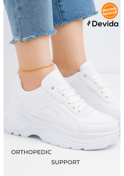 Kadın Beyaz Spor Ayakkabı,Günlük Rahat Air Taban Sneaker X401 fiyatları