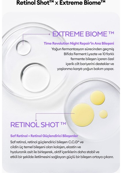 Kırışıklık Karşıtı, Retinol İçerikli, Besleyici Ampul Time Revolution Retinol 500 Shot Ampoule modelleri