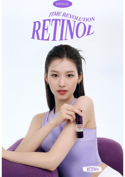 Kırışıklık Karşıtı, Retinol İçerikli, Besleyici Ampul Time Revolution Retinol 500 Shot Ampoule