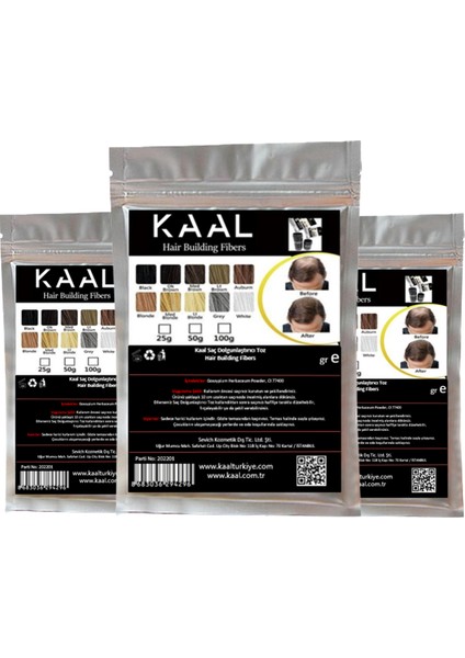 100 GR Koyu Kahve (Dark Brown) Saç Tozu modelleri