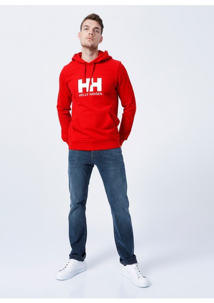 Hh Hh Logo Hoodıe Kırmızı Erkek Sweatshirt 33977-163 fiyatları