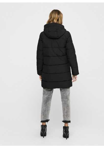 Dolly Long Puffer Coat Otw Noos Kadın Siyah Mont 15205369-02