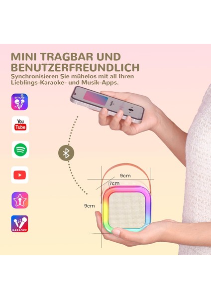 Karaoke Mikrofon Hoparlör Seti modelleri