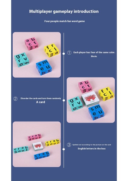 Çocukların Eğlenceli Ingilizce Yazım Kelimeleri Erken Öğrenme Aydınlanma Ingilizce Öğrenme Kartları Erken Öğrenme Ebeveyn-Çocuk Etkileşimi (Yurt Dışından) fiyatları