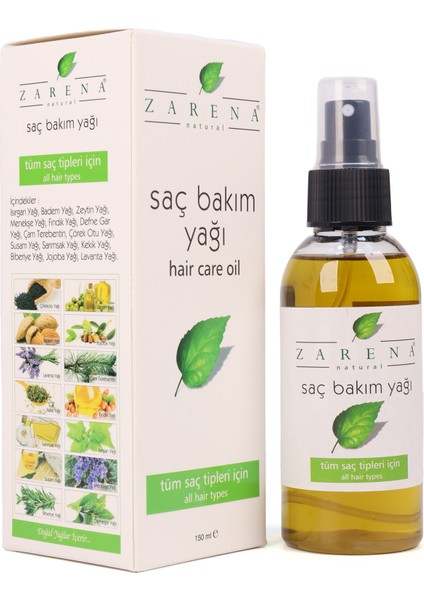 Zarena Saç Bakım Yağı 150 ml