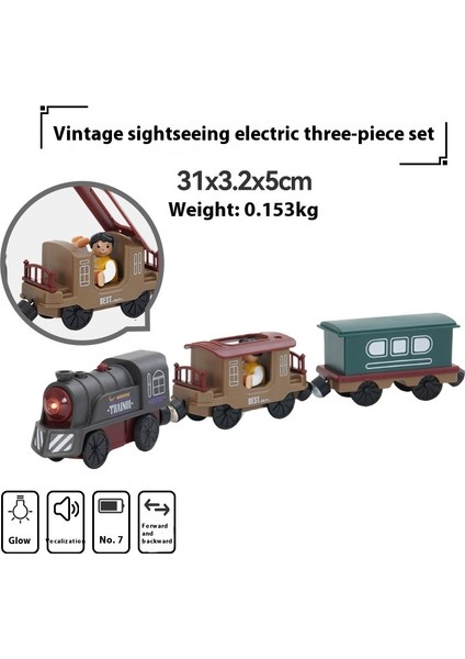 Parça Seti Sahne Çocuk Elektrikli Tren Oyuncakları Noel Müzik Tema Seti (Yurt Dışından)