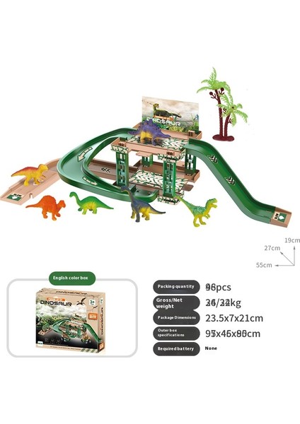 Çocuk Otopark Oyuncak Seti Yapboz Puzzle Pist Araba (Yurt Dışından)