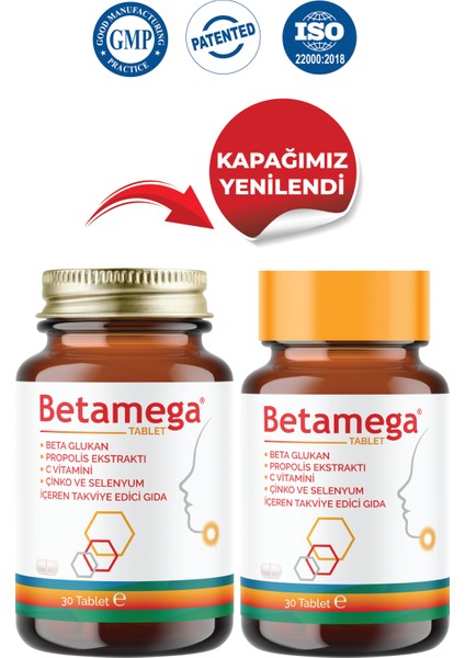 Tablet 30 Tablet 2'li Paket Betaglukan, Propolis Ekstraktı, C Vitamini, Çinko, Selenyum fırsatları