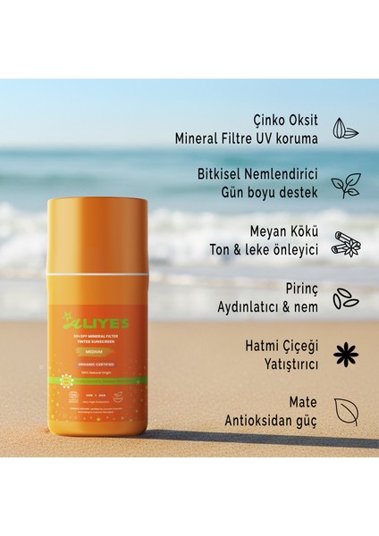 Mineral Filtreli Güneş Koruyucu Krem Spf 50+ Orta Ton indirimleri