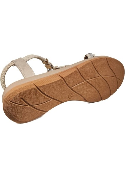 Kadın Taşlı Rahat Günlük Sandalet 815260-Z