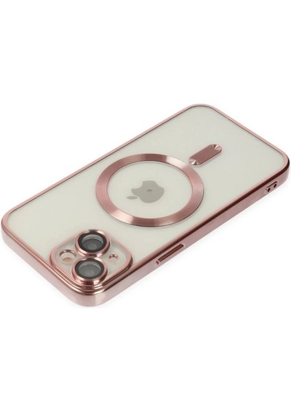 Newface iPhone 14 Plus Kılıf Kross Magneticsafe Kapak - Rose fırsatları