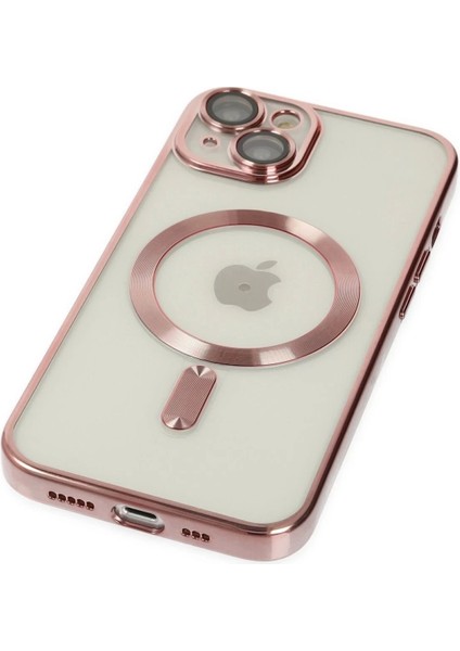 Newface iPhone 14 Plus Kılıf Kross Magneticsafe Kapak - Rose indirimleri