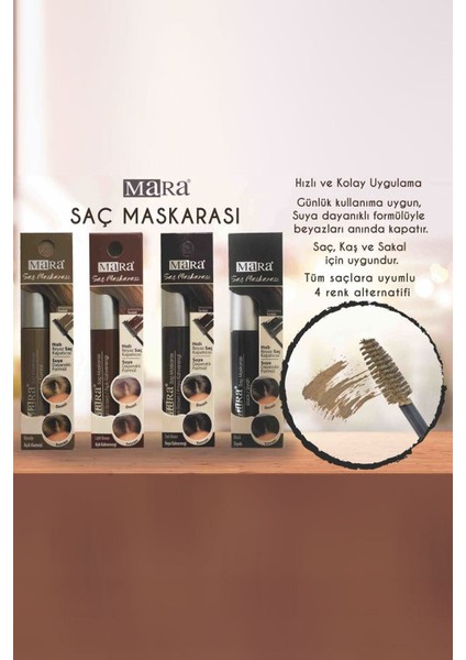 Mara Hair Mascara - Dark Brown*48 fırsatları