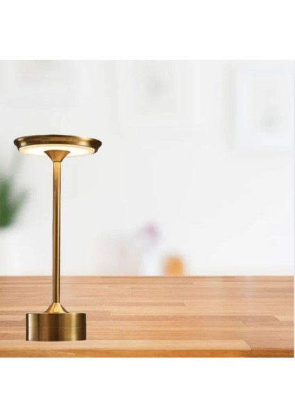 Kos Şarjlı Masa Lambası, 3 Renk Seçeneği, Kullanışlı ve Şık Tasarım