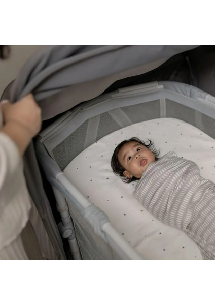 3'ü 1 Arada Uyku Çözümü,taşınabilir Beşik, Oyun Parkı ve Gölgelik | Çok Fonksiyonlu fırsatları