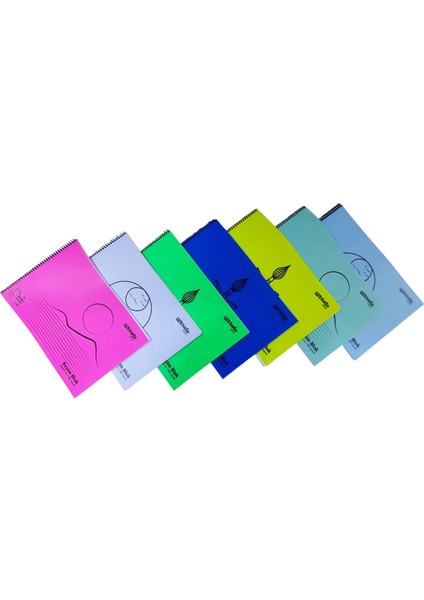 25X35 Plastik Kapak 25 Yaprak Resim Defteri