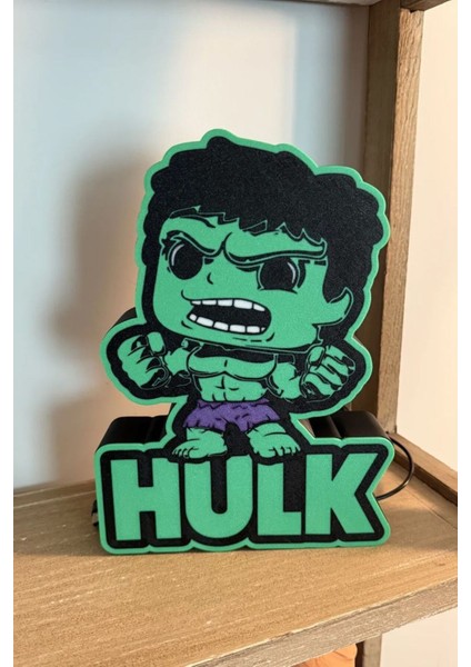 Hulk Temalı Şık Gece Lambası, Beyaz Renk, Ortamınıza Enerjik Dokunuş fiyatları