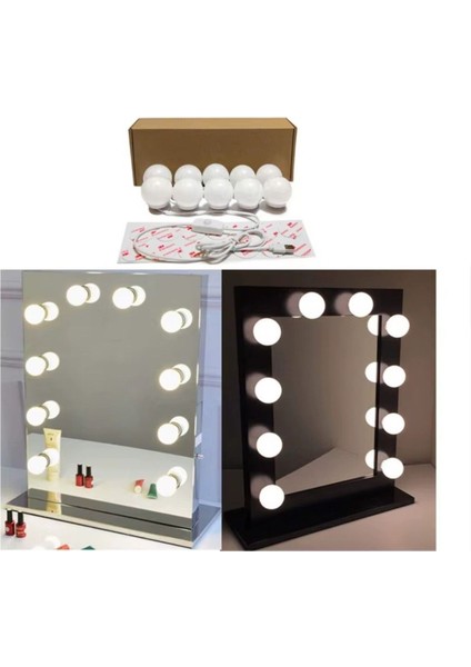 3 Renkli USB Masa Üstü Aydınlatma Işığı, 10 Led, Hollywood Tarzı modelleri