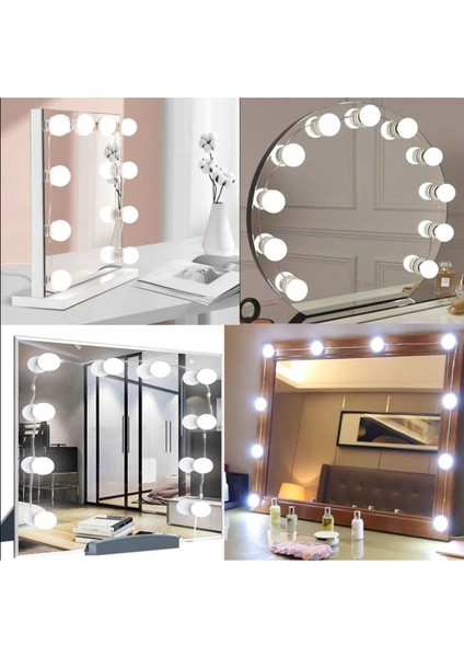 3 Renkli USB Masa Üstü Aydınlatma Işığı, 10 Led, Hollywood Tarzı fırsatları