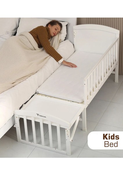 7’si 1 Arada Dönüştürülebilir Bebek Beşiği ve Koruma Ağı, Beyaz, Çok Fonksiyonlu modelleri