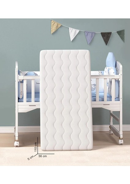 7’si 1 Arada Dönüştürülebilir Bebek Beşiği ve Koruma Ağı, Beyaz, Çok Fonksiyonlu