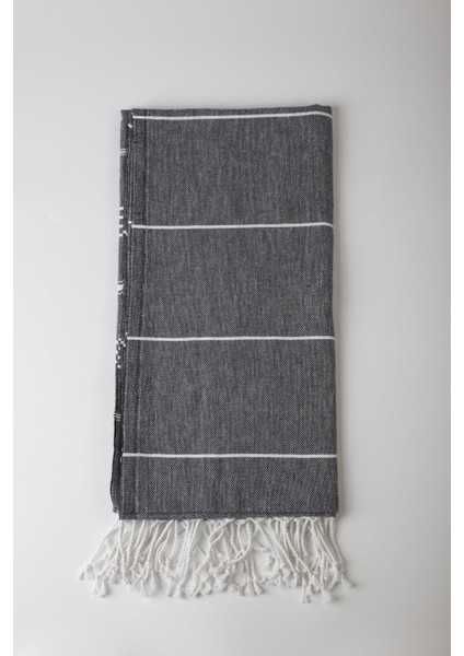 Organik Sertifikalı %100 Pamuklu Çizgili Sultan Peştamal / Plaj, Hamam, Sauna, Spa, Havuz Havlusu