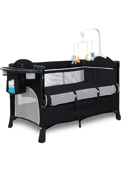 4'ü 1 Arada Bebek Yanı Beşik Co-Sleeper, Çok Fonksiyonlu Peacock Mavi fiyatları