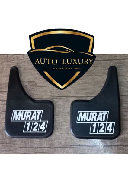 Murat 124 Yazılı Siyah Plastik Paçalık Çamurluk 2 Adet