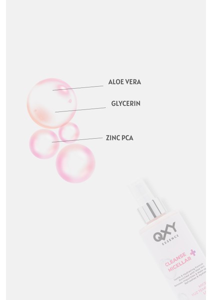 Cleanse + Micellar - Misel Su - Aloe Vera Içerikli Yüz & Makyaj Temizleme Losyonu -Durulama Gerektirmez -Sprey Formunda - 200ML