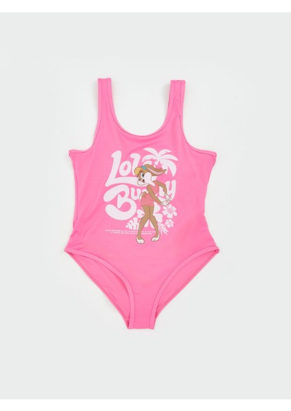 Yeni Sezon Lola Bunny Baskili Uv Korumali Kiz Cocuk Mayo - S5CV97Z4