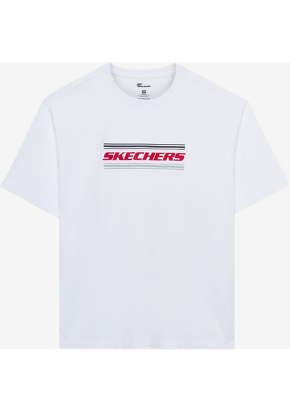 M Heavyweight Graphic Tee T-Shirt Erkek White Traditional Tshirt S2510154-100