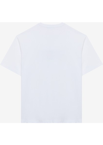 M Heavyweight Graphic Tee T-Shirt Erkek White Traditional Tshirt S2510154-100 fiyatları