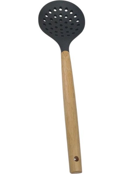 Bambu Saplı Silikon Kevgir 32 cm SMG008
