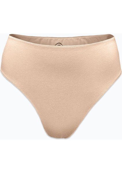 Kadın Siyah Beyaz Ten Rengi 6 Lı Paket Modal Yüksek Bel String Tanga 6M178