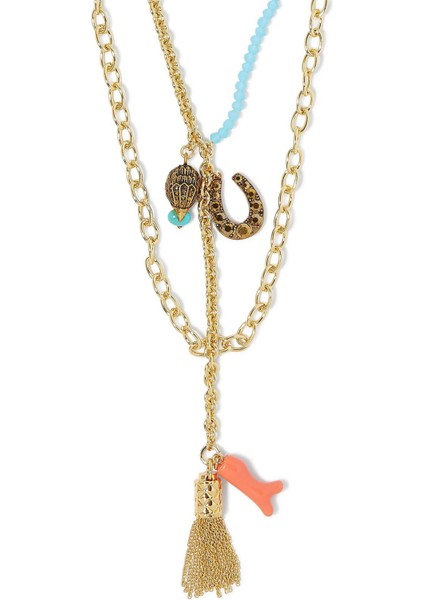 Long Pendant Charm Kolye, Uzun ve Zarif Tasarım fiyatları