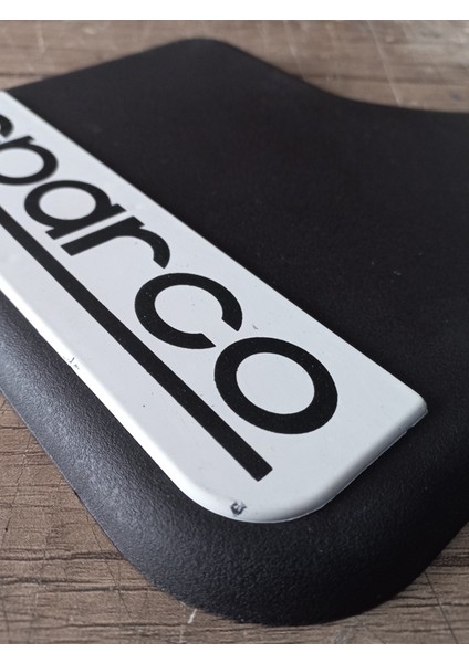 Sparco Yazılı Siyah Beyaz Plastik Paçalık Çamurluk Tozluk 2 Adet fiyatları
