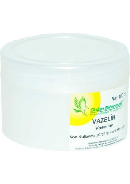 Saf Vazelin Beyaz 100 ml