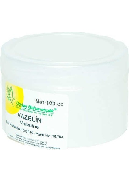 Saf Vazelin Beyaz 100 ml